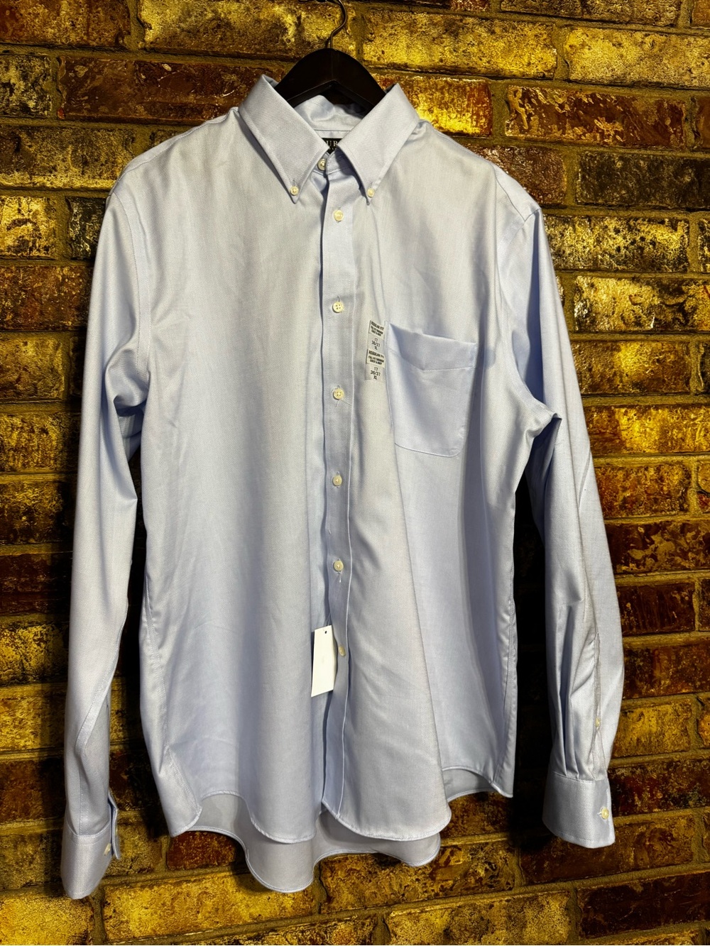 Lauren Ralph Lauren Light Blue Men's Button-Down Dress Shirt